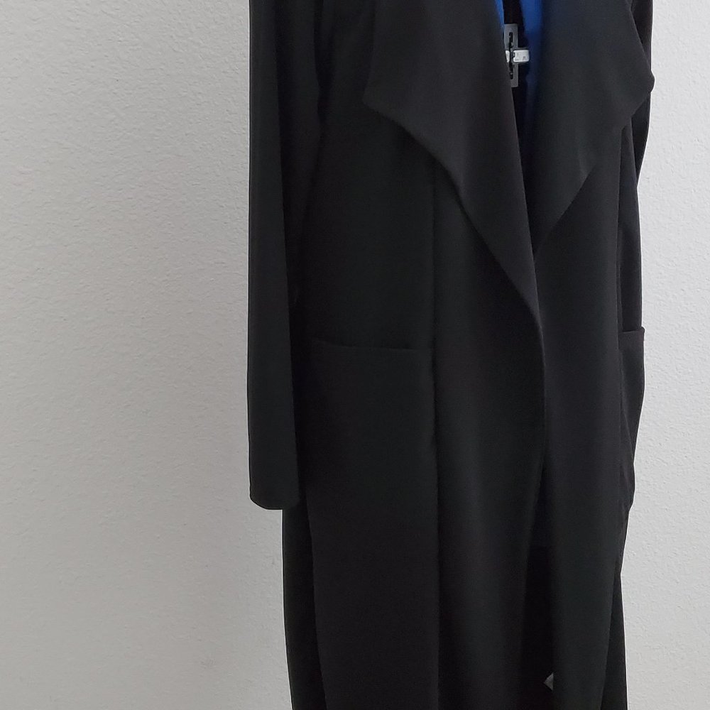 Boohoo Light Women's Jacket Cardigan Outerwear Workwear with Pockets Mid-Length - Picture 2 of 5